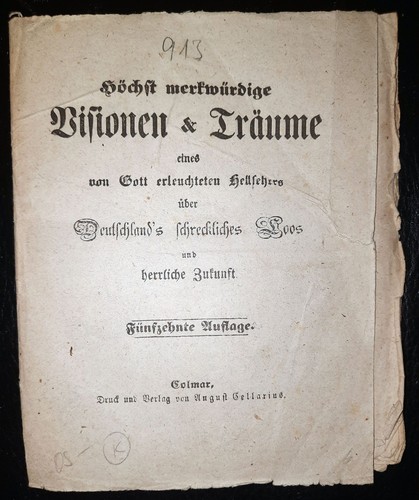 1849 visionen träume - &, eines