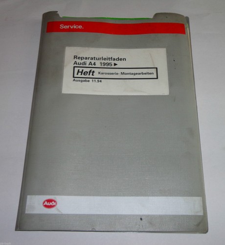 Werkstatthandbuch audi a - werkstatthandbuch, a4