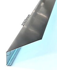 Alu Traufblech Rinnen-einhang-blech Dachblech 2m lang in grau anthrazit RAL 7016