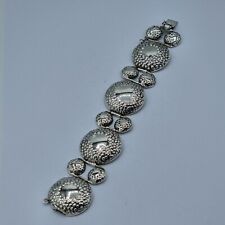 D14# deutsche Handarbeit Armband Silber 800 punziert L: 19,5 cm Vintage