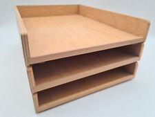 Holz Dokumentenablage A4 3 Stück