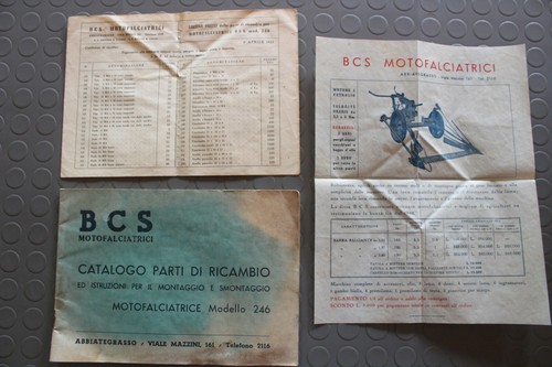 Motormäher bcs 246 - 246, 1954