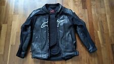 Alpinestars GP Pro Größe 50 Motorradjacke Leder mit extra Rückenprotektor