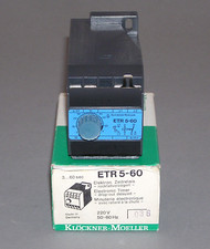 Klöckner-Moeller Elektronisches Zeit-Relais ETR 5-60 rückfallverzögert - NEU+OVP