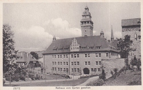 Postkarte zeitz rathaus - 10/postkarte,