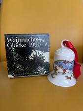 Hutschenreuther Weihnachtsglocke 1990 -  Motiv: Flußland