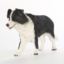Border collie figur handbemalt - figur,