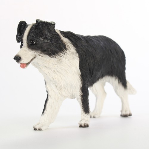 Border collie figur - figur, handbemalt