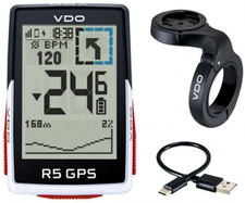 VDO R5 GPS 64051 Navigation ANT+ Fahrradcomputer Biketacho Fahrradtacho E-Bike