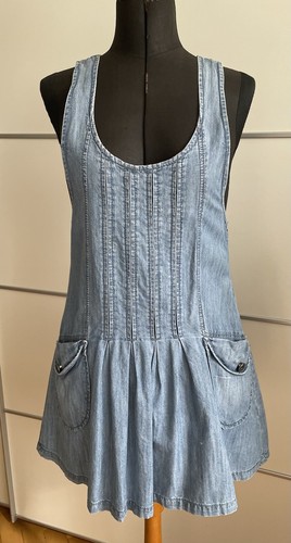 Jeanskleid trägerrock zara - jeanskleid,