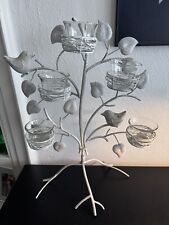 Partylite Kerzenständer Zauber Vogel mit 5 Votivglashalter. Auch als Wandhalter