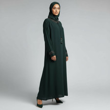 Elegante Abaya | Stickerei &