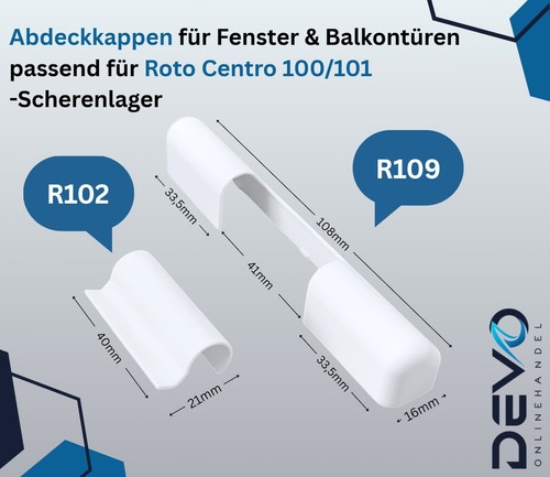 Abdeckkappen r102 r109 - r102/r109, passend