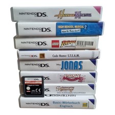 9 Nintendo DS Spiele Konvolut Kinder Pferde Musik Indiana Jones Code name Steam