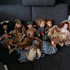 Porzellanpuppen Konvolut 17