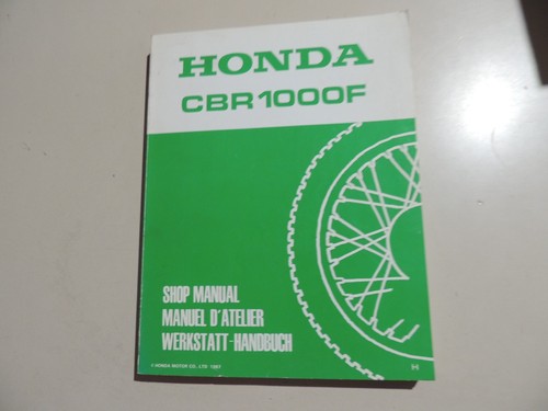 Werkstatthandbuch manuel