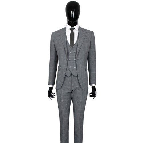 Slim fit herrenanzug - mit, weste