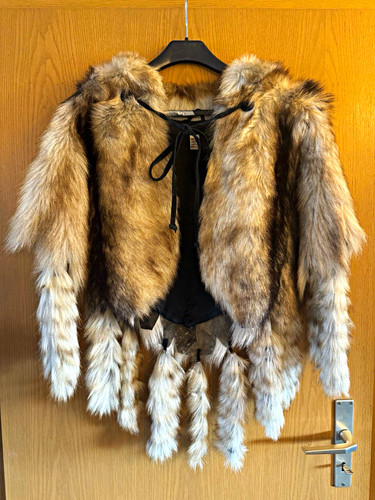 Vintage damen fuchs echtpelz - vintage,