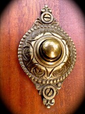 Türklingel in Antik-Messing -