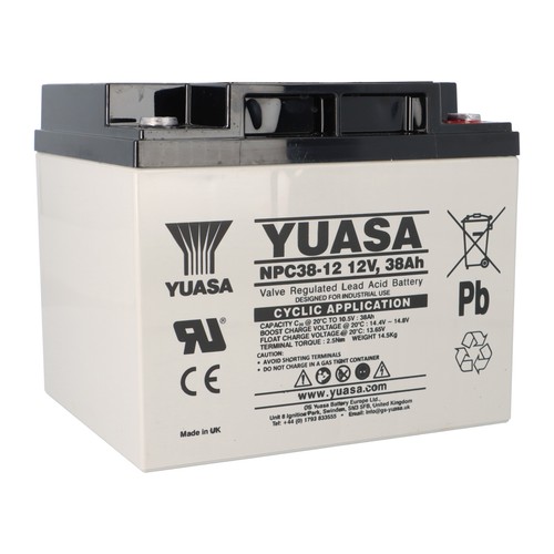 Yuasa blei akku npc38 - yuasa, npc38-12i