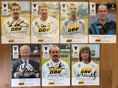 Werder bremen autogrammkarten - werder,