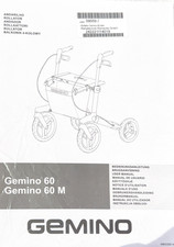 Rollator Gemino 60 titan in