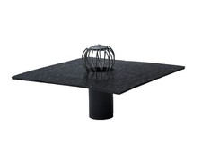 Flachdachablauf Fertiggarage +