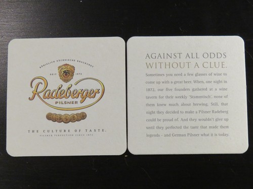 Bier untersetzer brauerei - bier,