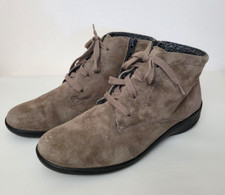 SEMLER STIEFEL GEFUETTERT Gr 40 / 7 H STIEFELETTE SCHUHE WILDLEDER BRAUN 2403010