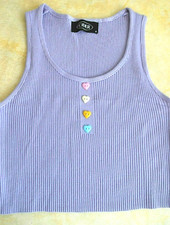 Damen Tshirt Top CIDER Gr.S flieder bauchfrei Neuware