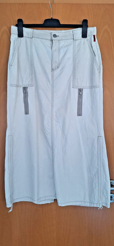 Jeansrock beige maxi größe - jeansrock,