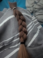 Europäischer Echthaar Zopf