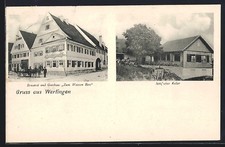 Ansichtskarte wertingen - ansichtskarte,
