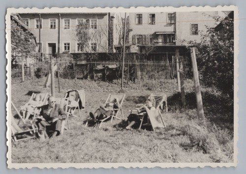 Bad schandau 1956 touristen - bad,