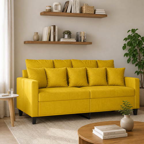 Sitzer sofa samt - sitzer,