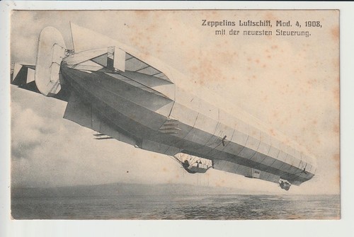 Zeppelin luftschiff 1908 - ak,