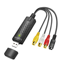 USB Video Grabber USB-A/M zu 3xCinch + miniDIN5/F Audio VHS digitalisieren