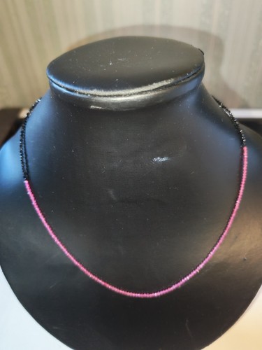 Edelsteinkette schwarzer - edelsteinkette,