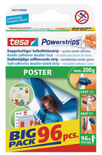 tesa Powerstrips Poster Doppelseitige Klebestreifen Plakate 96 Stück 58213-00000