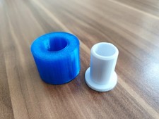 Yamaha DT 125 R RE X SET Kettenspannrolle Kettenrolle Replika - blau/weiß