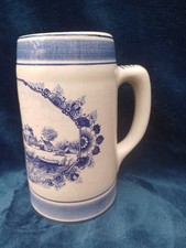 Sehr Alter Bierkrug Delfts Holland Blau