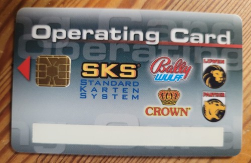 Operating card bally wulff - card,
