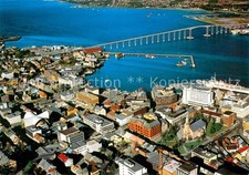 Tromsoe Parti fra sentrum Fliegeraufnahme