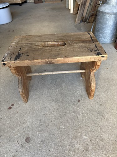 Alter holz schemel hocker - alter,