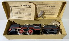 Karl Bub KB 2401 Spur 0 Uhrwerk m. Tender 1518 Originalkarton & Schlüssel & BPZ