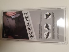 Tactical Belt - Sehr robuster Gürtel mit schickem Klick-Verschluß, schwarz