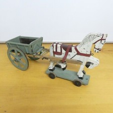 Antiker alter Holz Pferdewagen