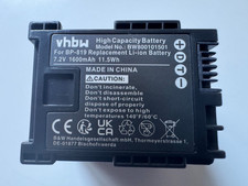 Akku BP-819 7.2V 1600mAH 11.5WH z. B. für canon camcorder