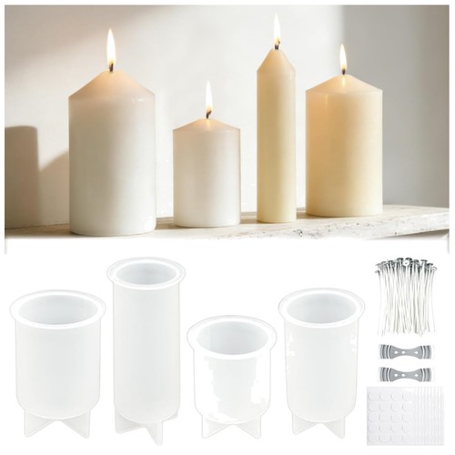 Kerzenform silikon set - kerzenform,