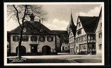 Wiernsheim / Wttbg., Marktplatz, Ansichtskarte 